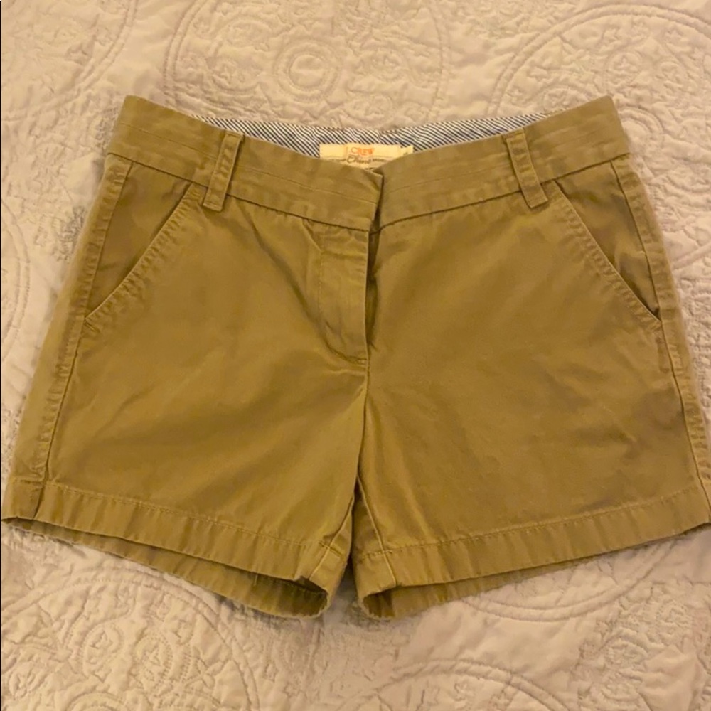 J.Crew chino khaki shorts